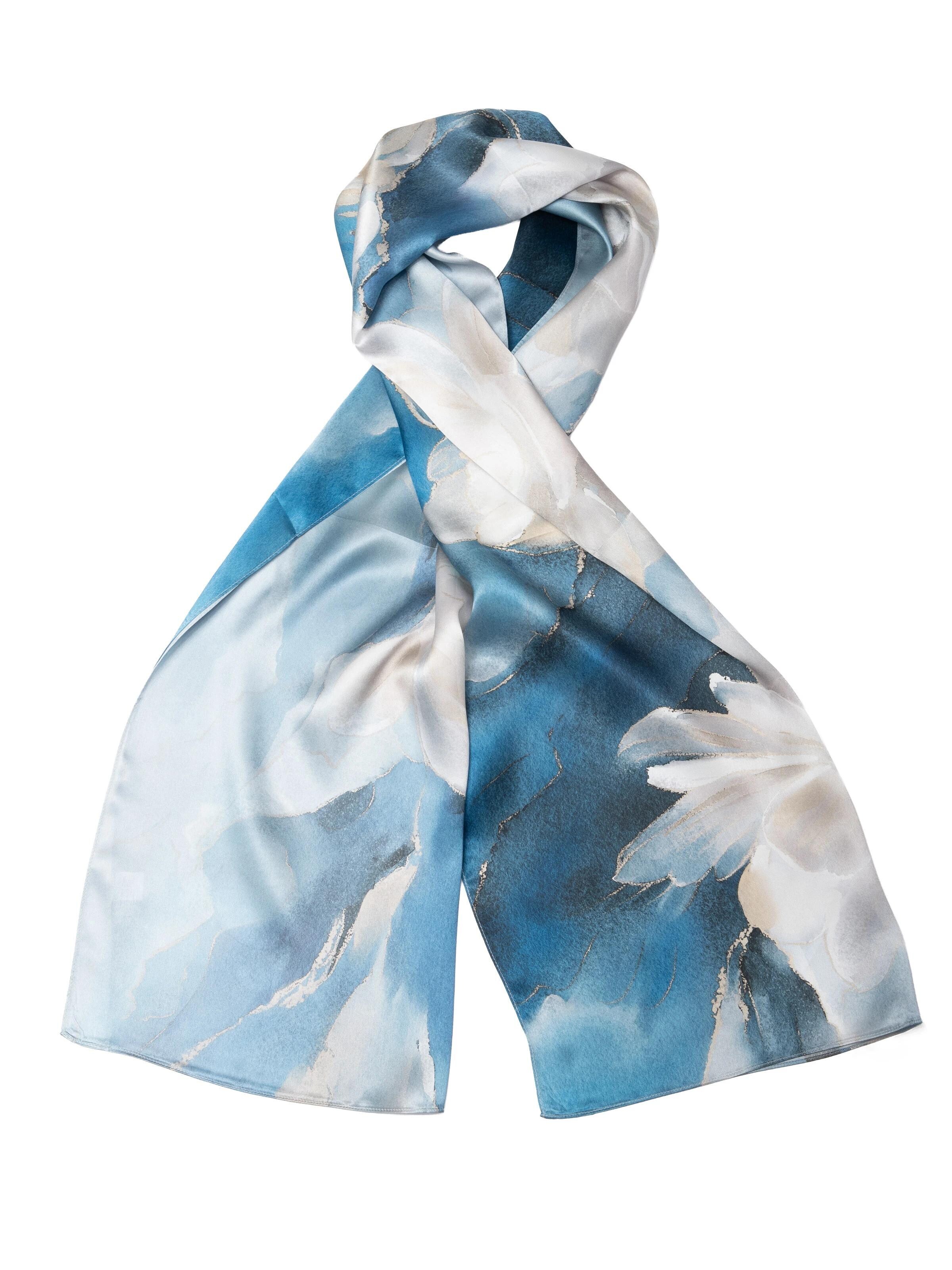 MayTree Schal‌‌‌ in Blau: Vorderseite