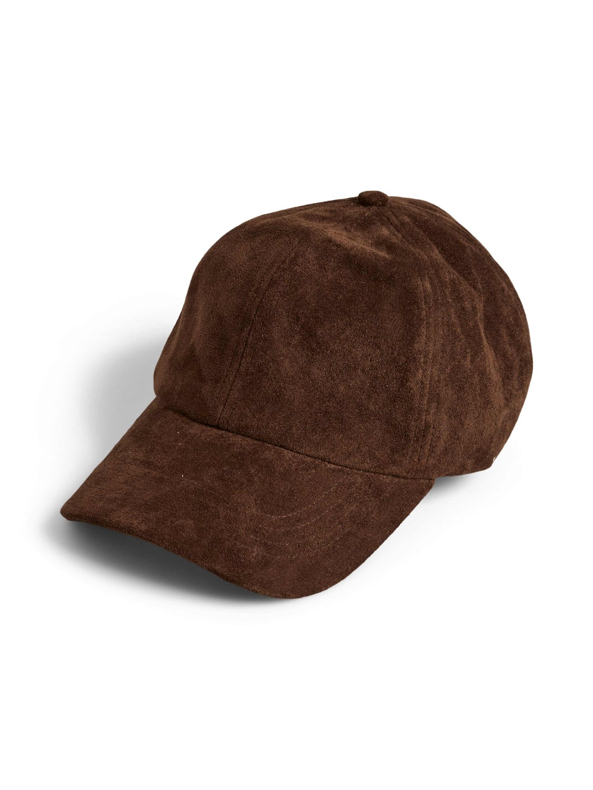 PIECES Cap in Braun: Vorderseite