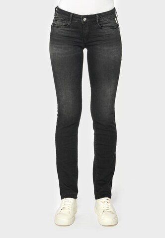 Le Temps Des Cerises Regular Jeans 'PULPREG' in Schwarz: Vorderseite