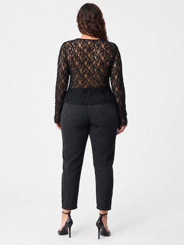 Ethiquet - Blusa 'Blusen' em preto