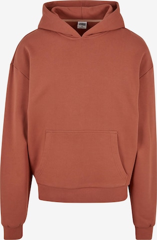 Urban Classics Sweatshirt in Brown: front