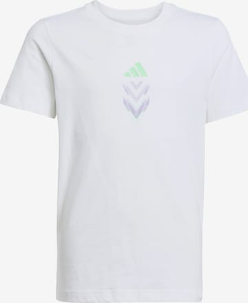 T-Shirt fonctionnel 'F50' ADIDAS PERFORMANCE en blanc : devant