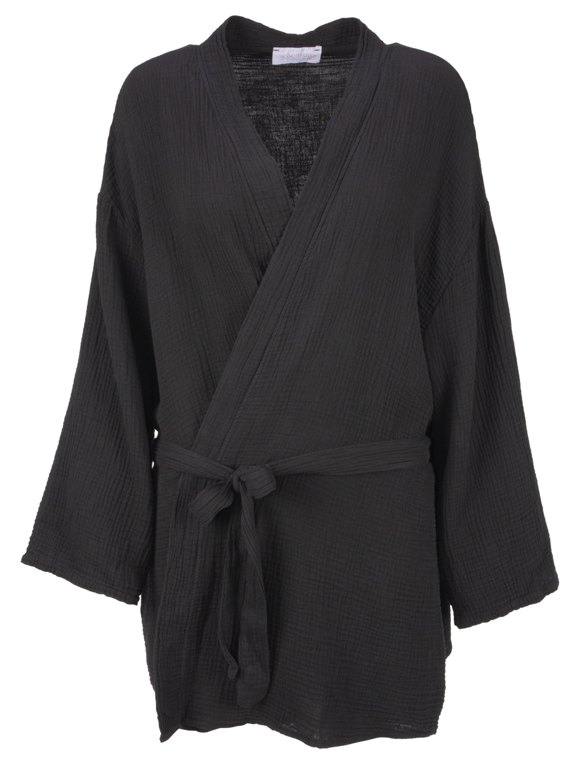 Kimono 'Kehlani' Seasons of April en noir : devant