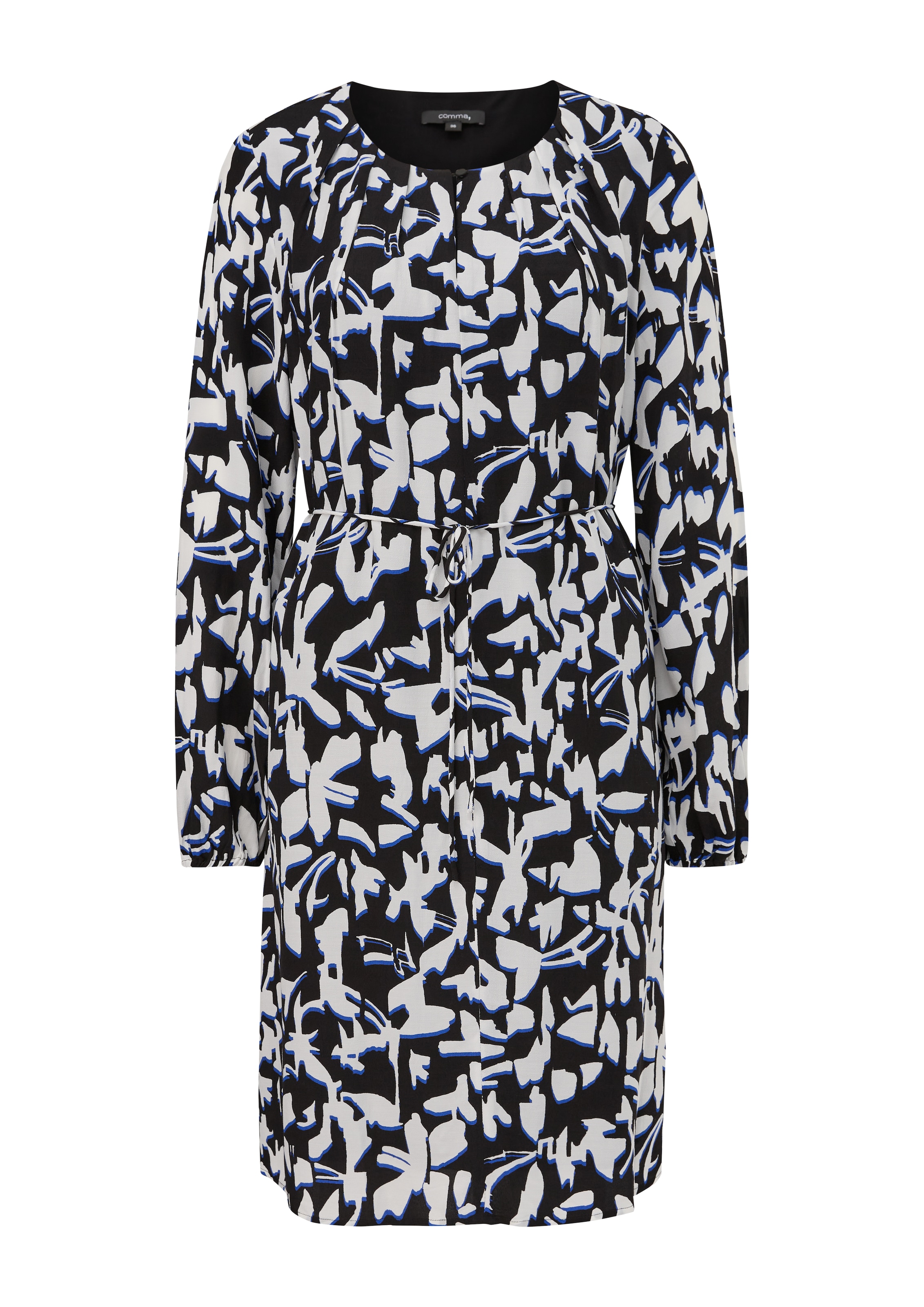 COMMA Kleid in Schwarz: Vorderseite