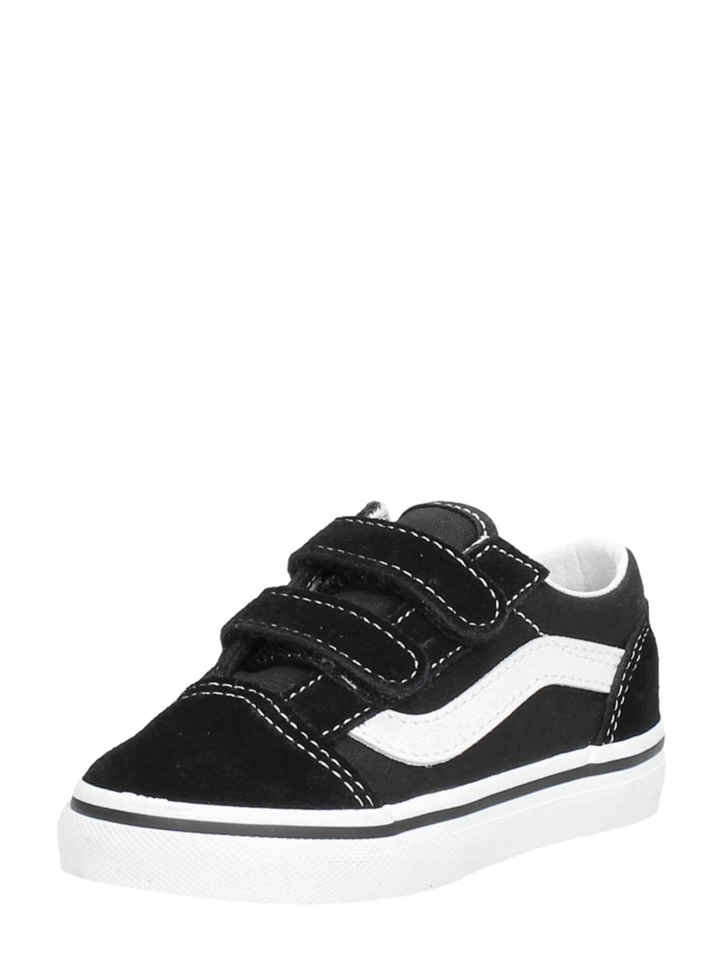 VANS Sneakers 'Old Skool V Black' in Zwart: voorkant