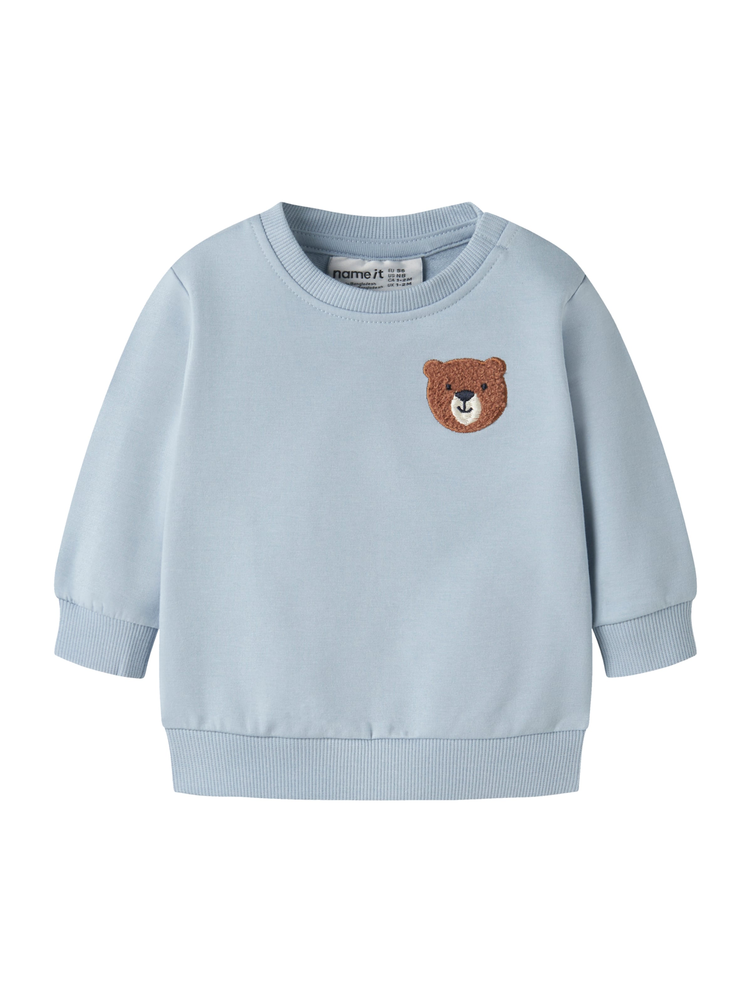 NAME IT Свитшот 'NBMDADDEL' в Синий: спереди