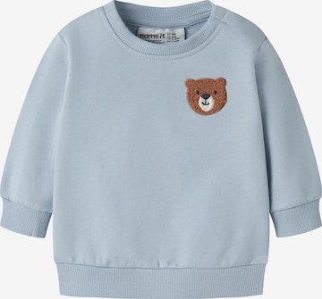 NAME IT Свитшот 'NBMDADDEL' в Синий: спереди