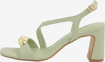 Sandales Friends Like These en vert : devant