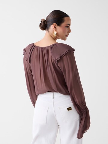 MARCIANO LOS ANGELES Blouse in Brown