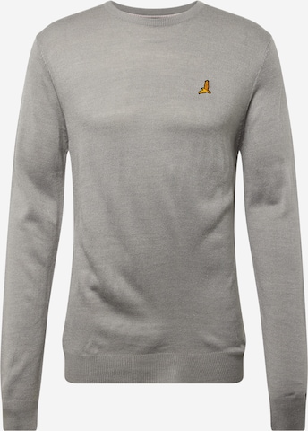 BRAVE SOUL Sweater in Grey: front