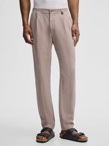 Regular Pantalon chino 'Lui' STRELLSON en gris : devant