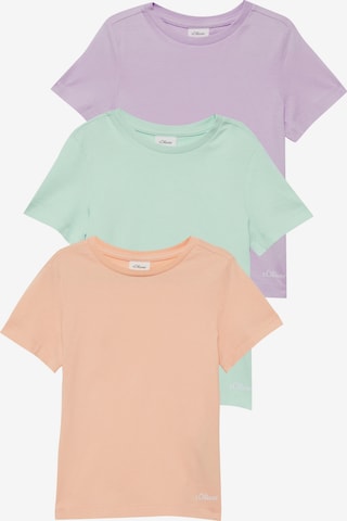 s.Oliver Junior T-Shirt in Grün: Vorderseite