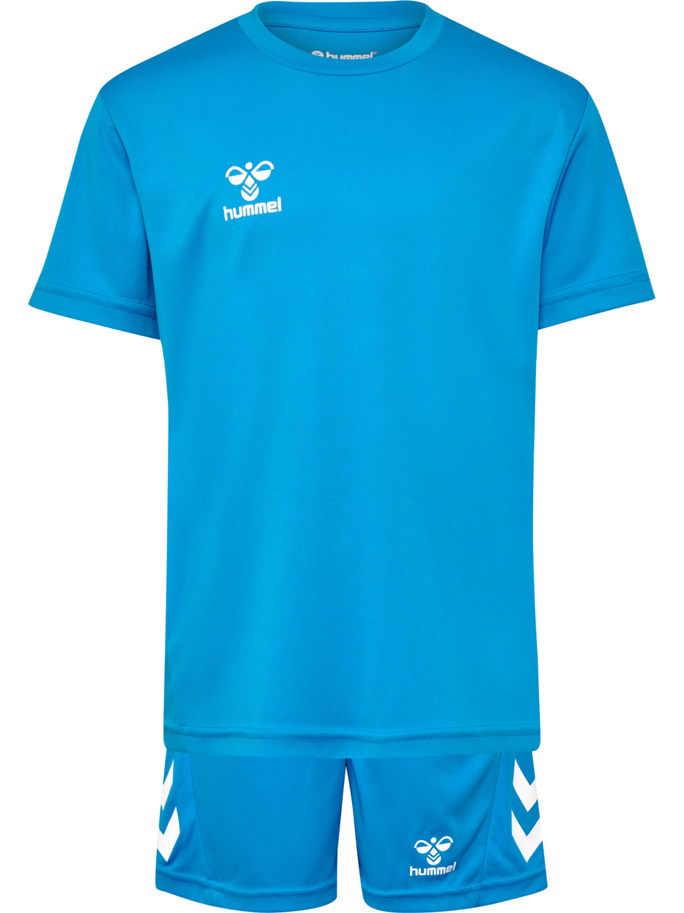 Hummel Trainingspak in Blauw: voorkant