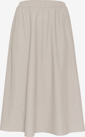 Jupe KAFFE CURVE en beige : devant