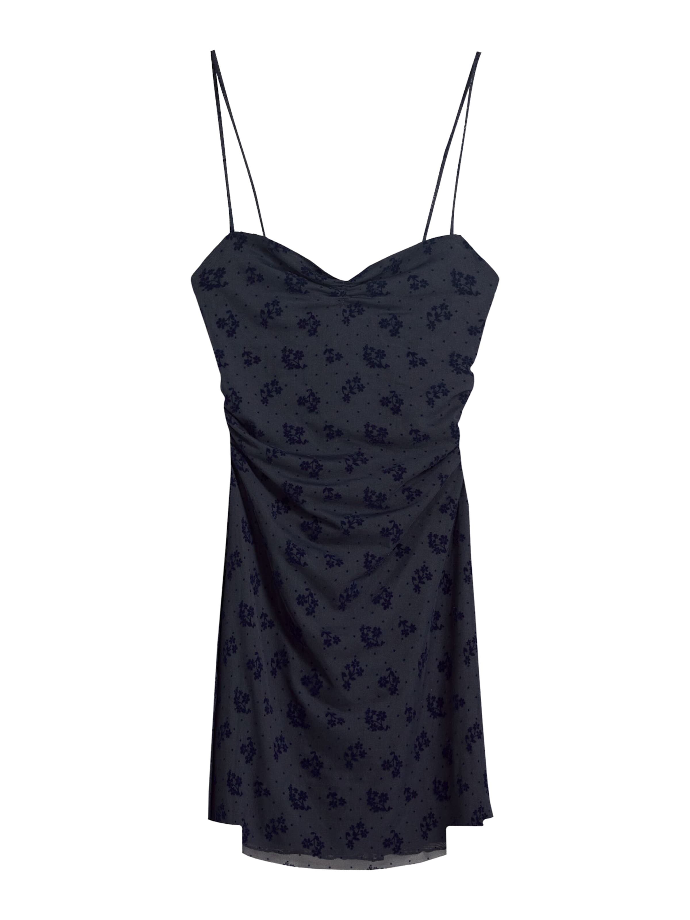 Bershka Рокля в синьо: отпред