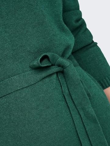 ONLY Pletena obleka 'ONLLeva' | zelena barva