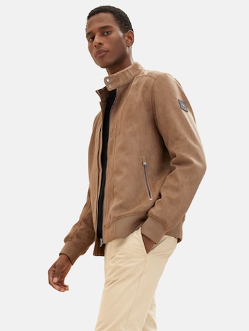 TOM TAILOR Between-Season Jacket in Brown