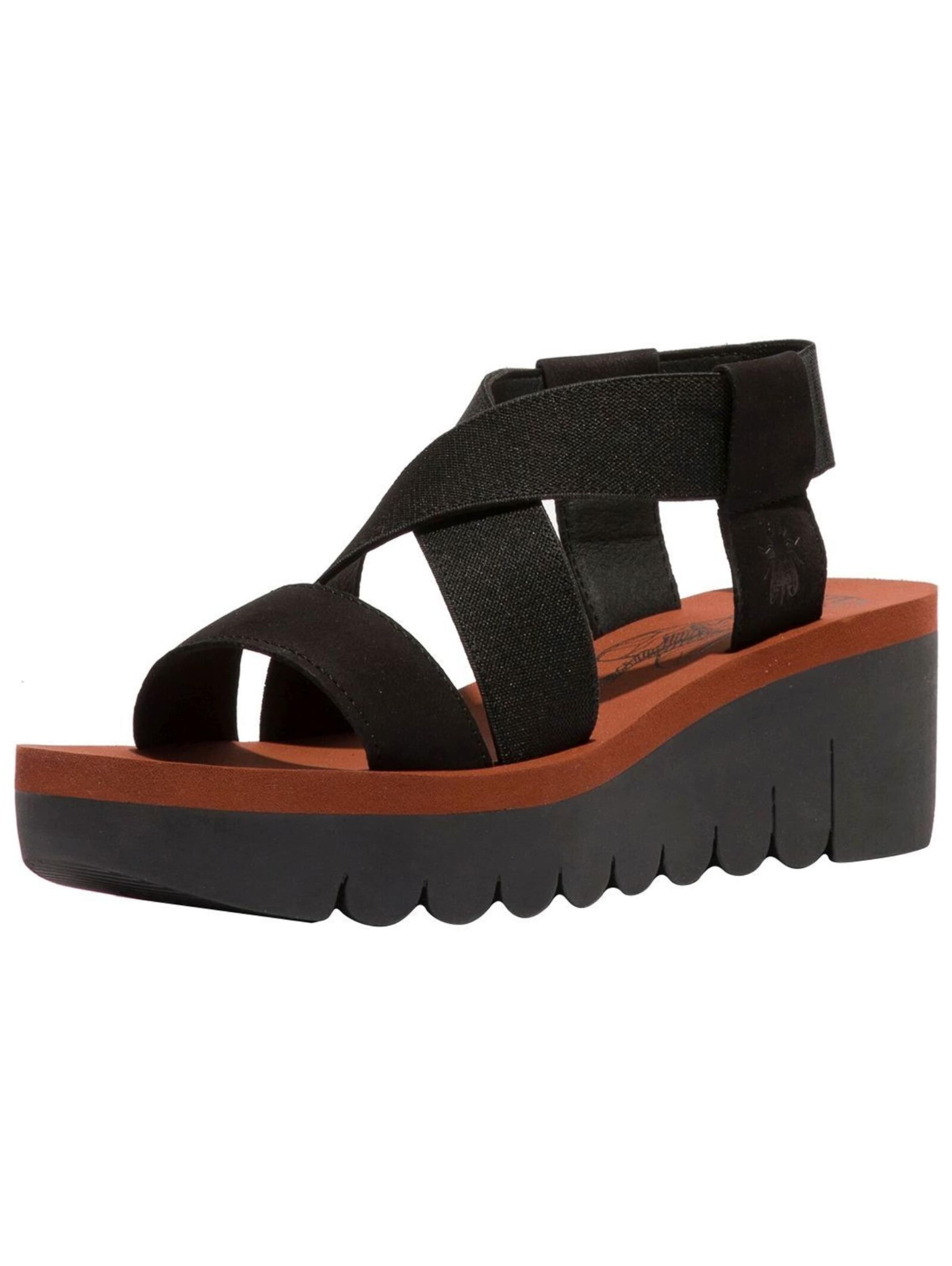 FLY LONDON Sandal in Black: front