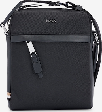 Borsa a tracolla 'Highway N' di BOSS Black in nero: frontale