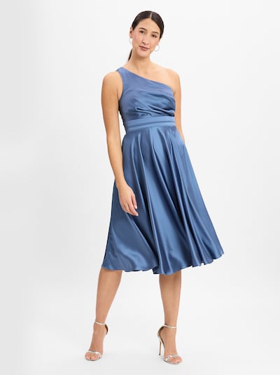 Marie Lund Cocktailjurk in de kleur Indigo, Productweergave