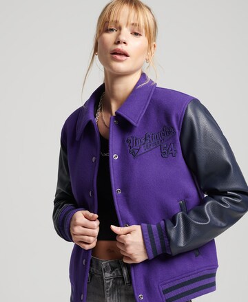 Veste mi-saison Superdry en violet