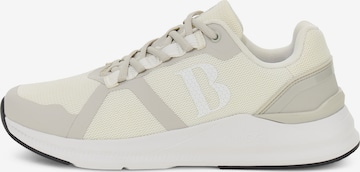 Baskets basses Boggi Milano en blanc : devant