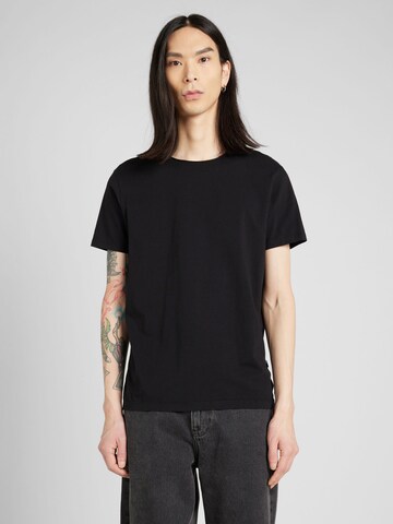 OLYMP - Camiseta en negro: frente