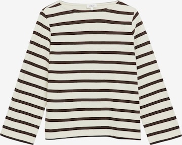 Sweat-shirt s.Oliver en marron : devant