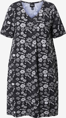 Ulla Popken Dress in Black: front