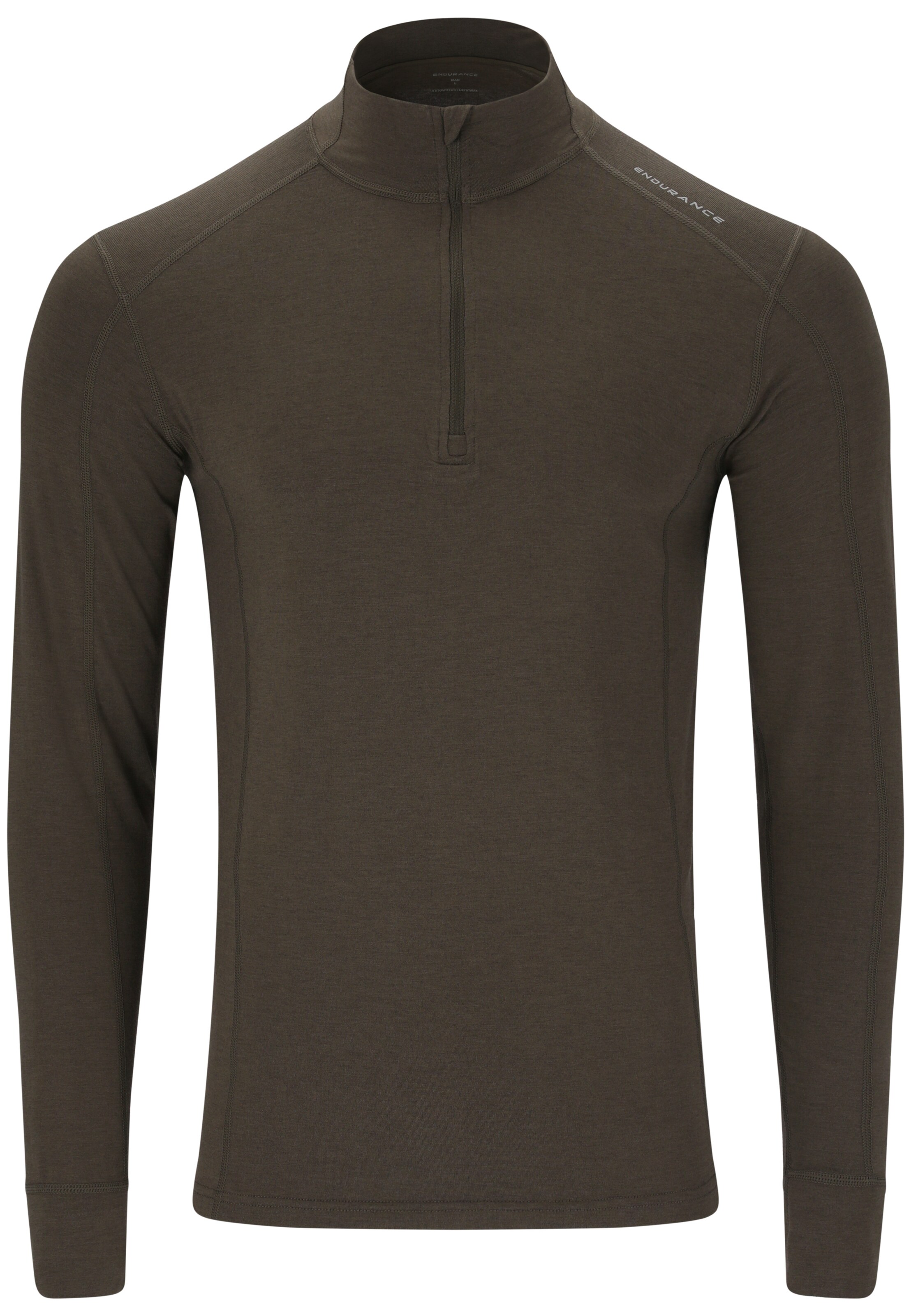 ENDURANCE Performance shirt 'Lyee' in Brown: front