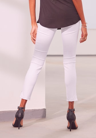 Skinny Jeggings LASCANA en blanc