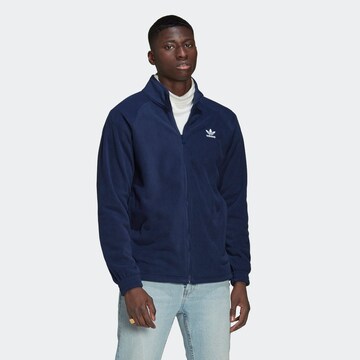 ADIDAS ORIGINALS Fleecejacke 'Adicolor' in Blau: predná strana