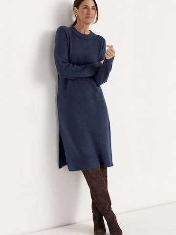 Cellbes of Sweden Gebreide jurk in Blauw