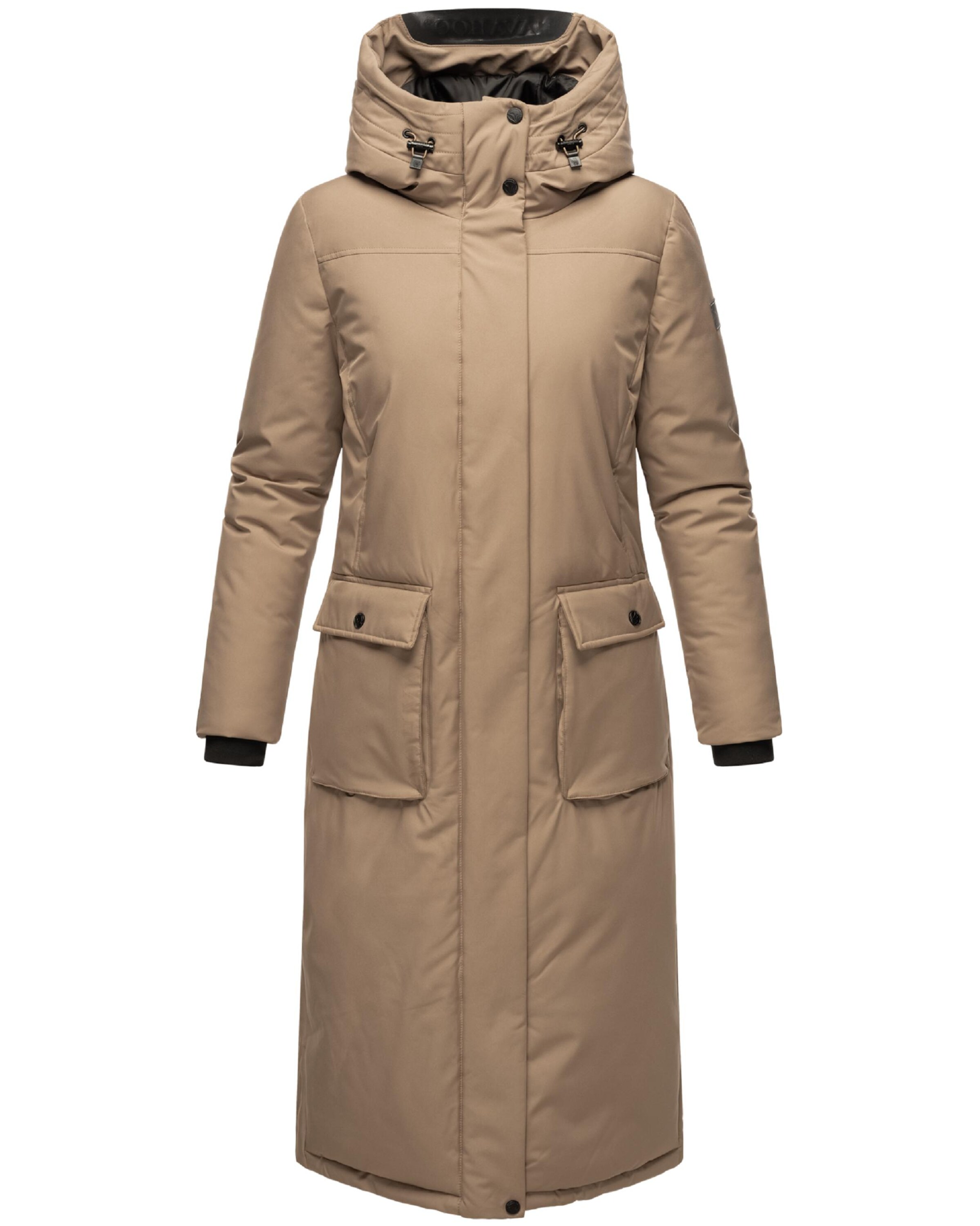 NAVAHOO Wintermantel &#x27;Wolkenfrost XIV&#x27; in Beige: voorkant