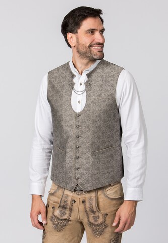 STOCKERPOINT Traditional vest 'Tino' in Grey: front