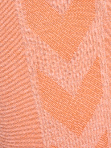 Hummel Skinny Športne hlače 'Ci' | oranžna barva