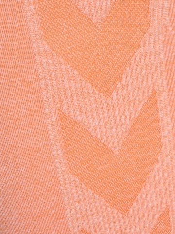 Hummel Skinny Sporthose 'Ci' in Orange
