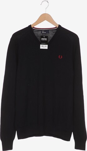 Fred Perry Sweater & Cardigan in L in Blue: front