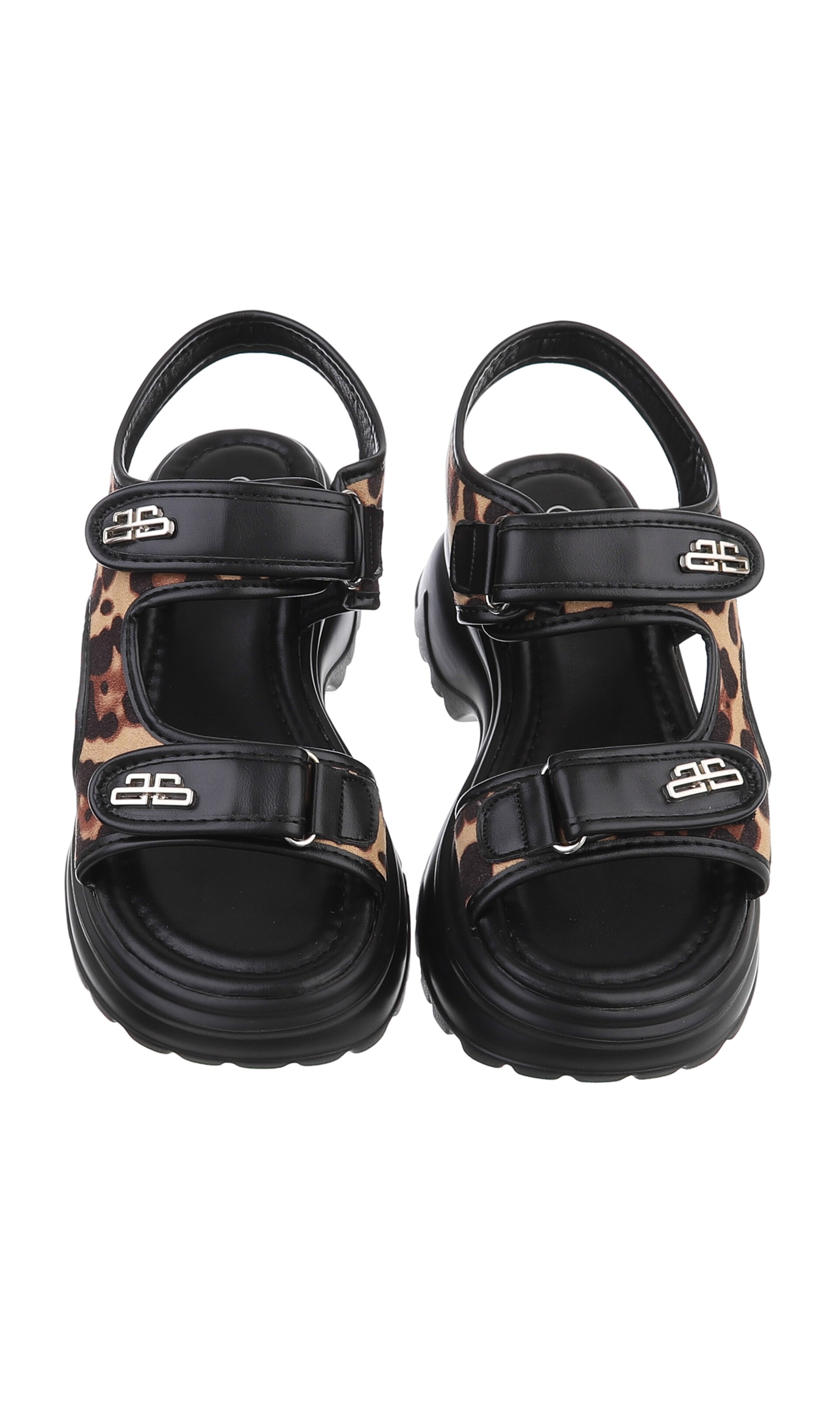 Ital-Design Hiking Sandals in Brown