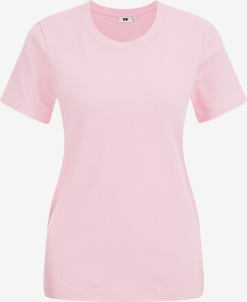 WE Fashion Shirt in Roze: voorkant