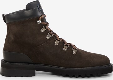 JOOP! Lace-Up Boots 'Velluto Mario' in Brown