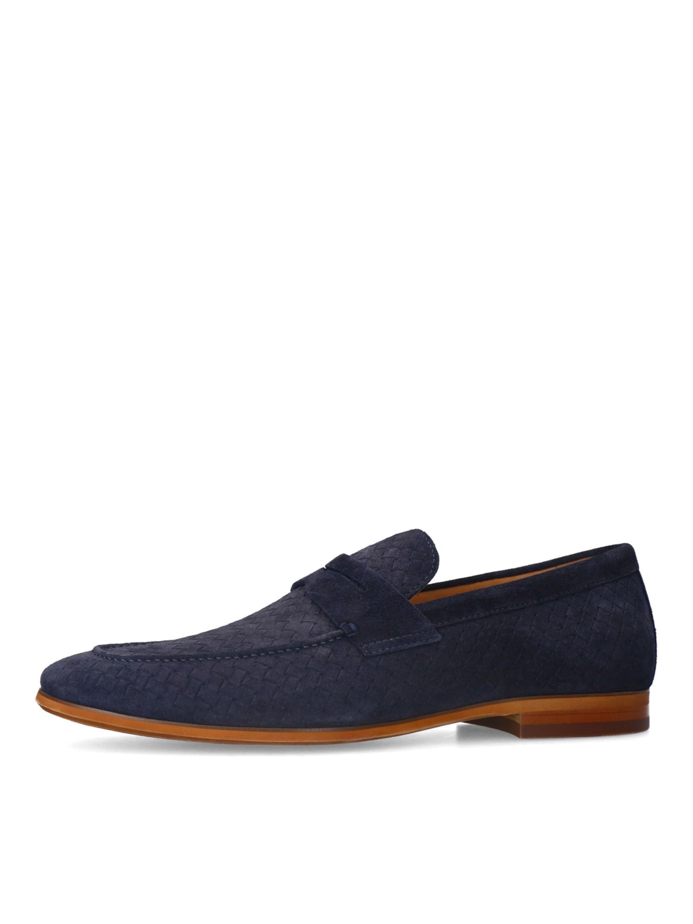 MANFIELD Slipper in Blau: Vorderseite