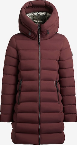 Manteau d’hiver 'Nekar2' khujo en rouge : devant