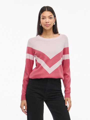 Pull-over 'VIRil' VILA en rose : devant