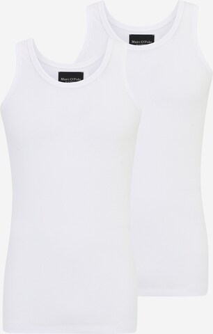 Marc O'Polo - Camiseta térmica 'Iconic' en blanco: frente