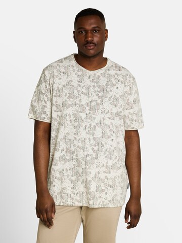 TOM TAILOR Men + Shirt in Wit: voorkant