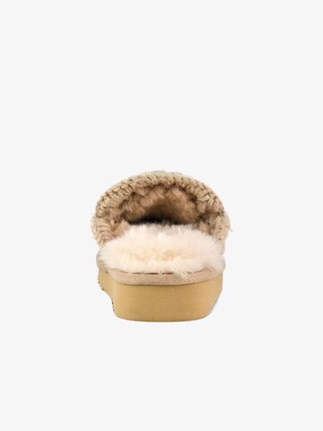 Pantoufle 'Eskimo' MOU en beige