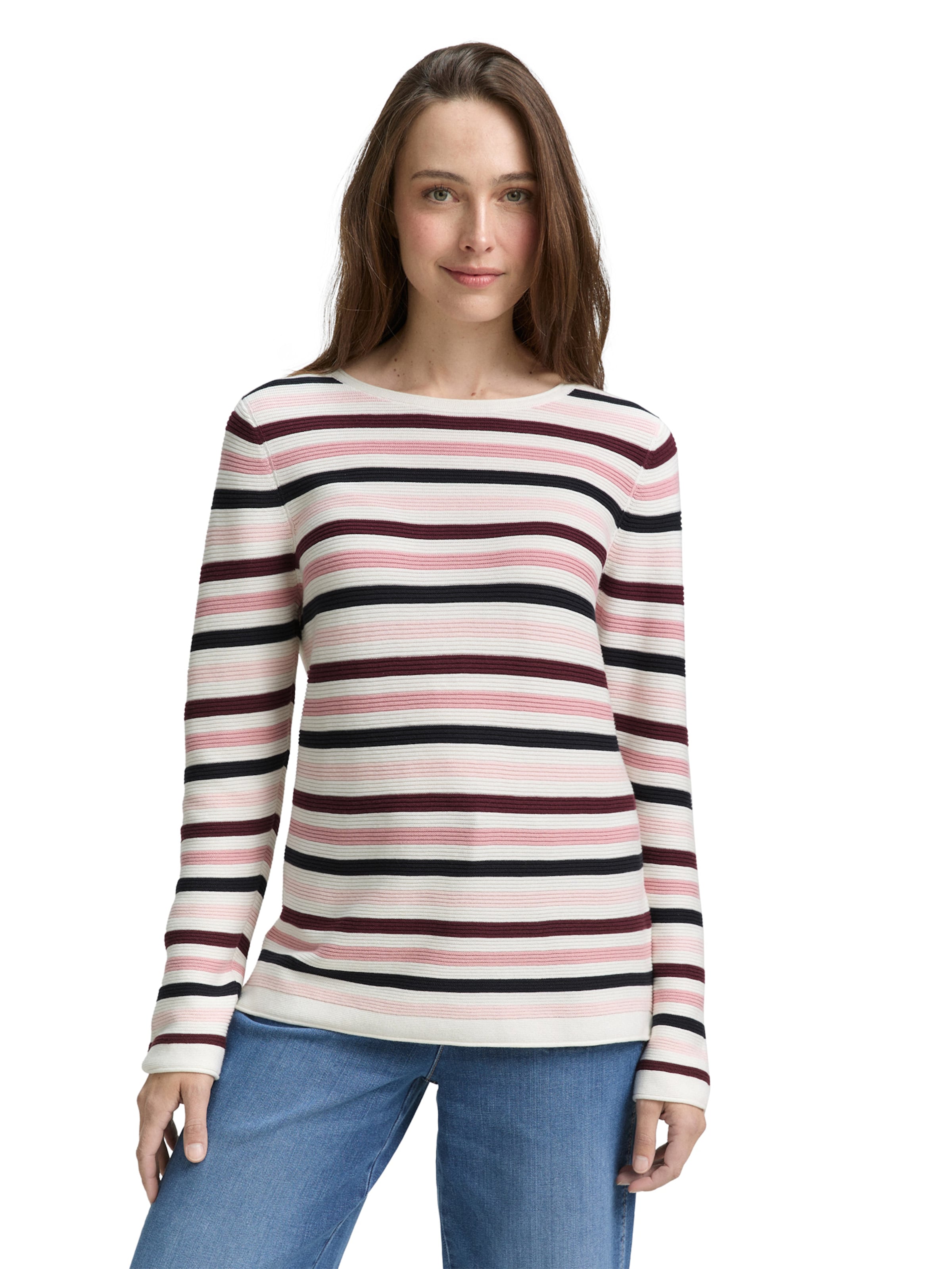 TOM TAILOR Sweater in Pink: front