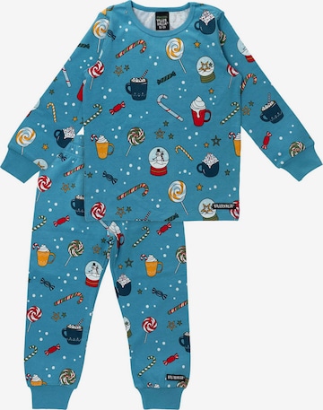 Villervalla Pajamas in Blue: front