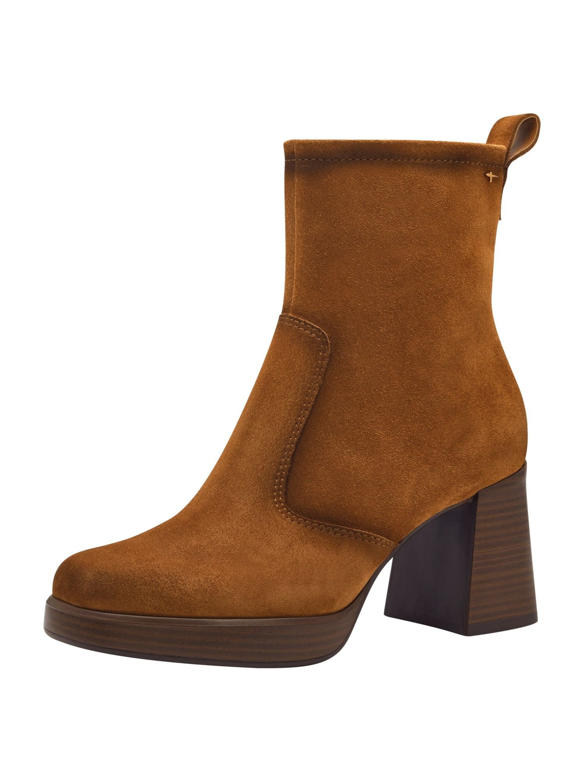 Tamaris Enkellaarsjes in Bruin: voorkant